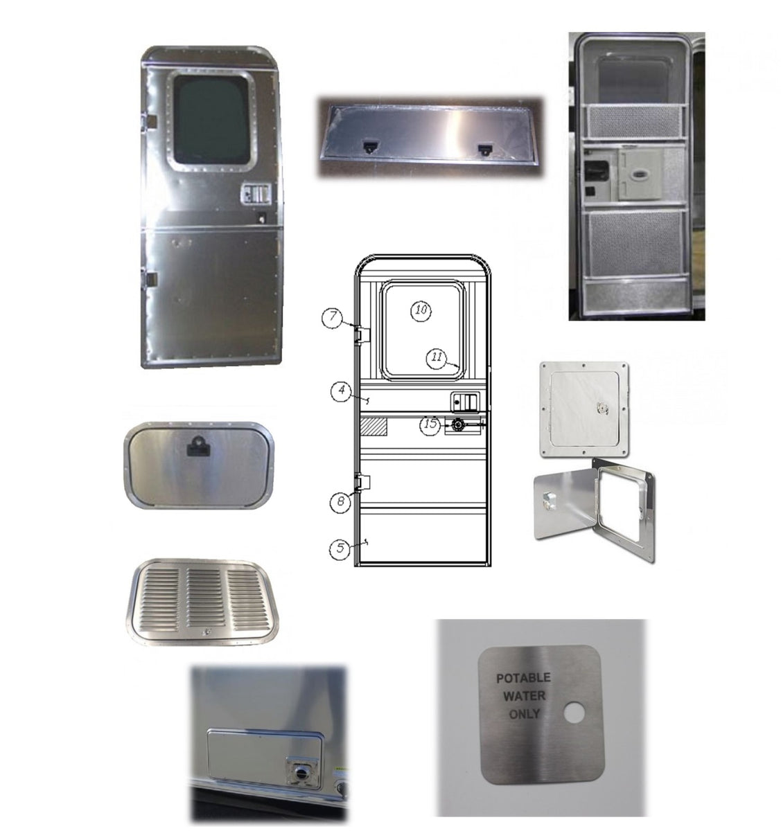 Doors Woodland Airstream Parts and RV Accessories Store