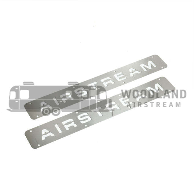 Airstream Stainless Steel Logo Plates, Set of 2 - 82637W-01