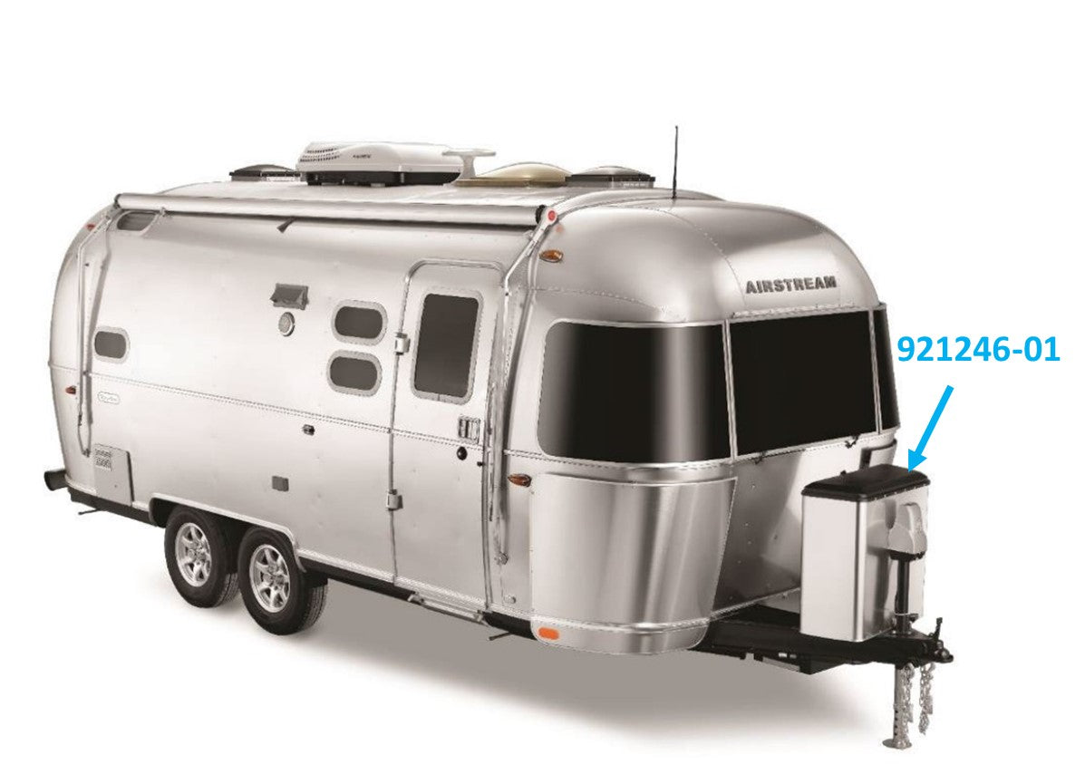 Airstream LP Propane Cover with Black Lid, 30 Pound 92124601