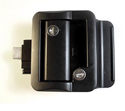 RV Camper Door Lock Replacement - Black, Secure Independent Lock With Key