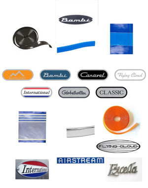 Airstream Decals, Badges & Exterior Trim