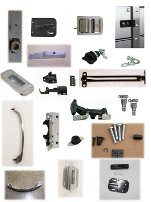 Exterior Locks, Latches, Handles & Hinges