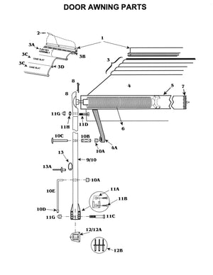 Door Awning Parts