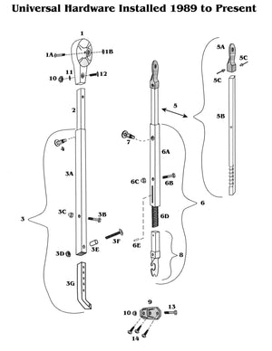 Universal Hardware Installed 1989 to Present