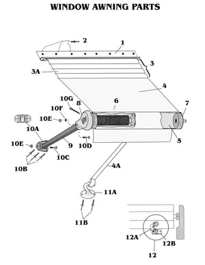 Window Awning Parts