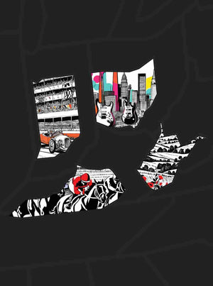 Original Adventure Map by Rivet Supply Co