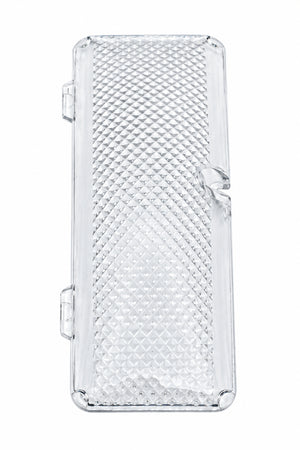 Vintage Porch Light Lens with Screw Hole