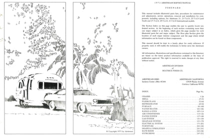 1972 Airstream Service Manual