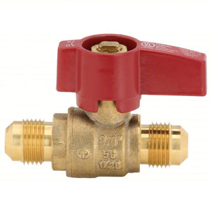 3/8" Brass Flare x Flare LP Gas "T" Ball Valve 1WME1