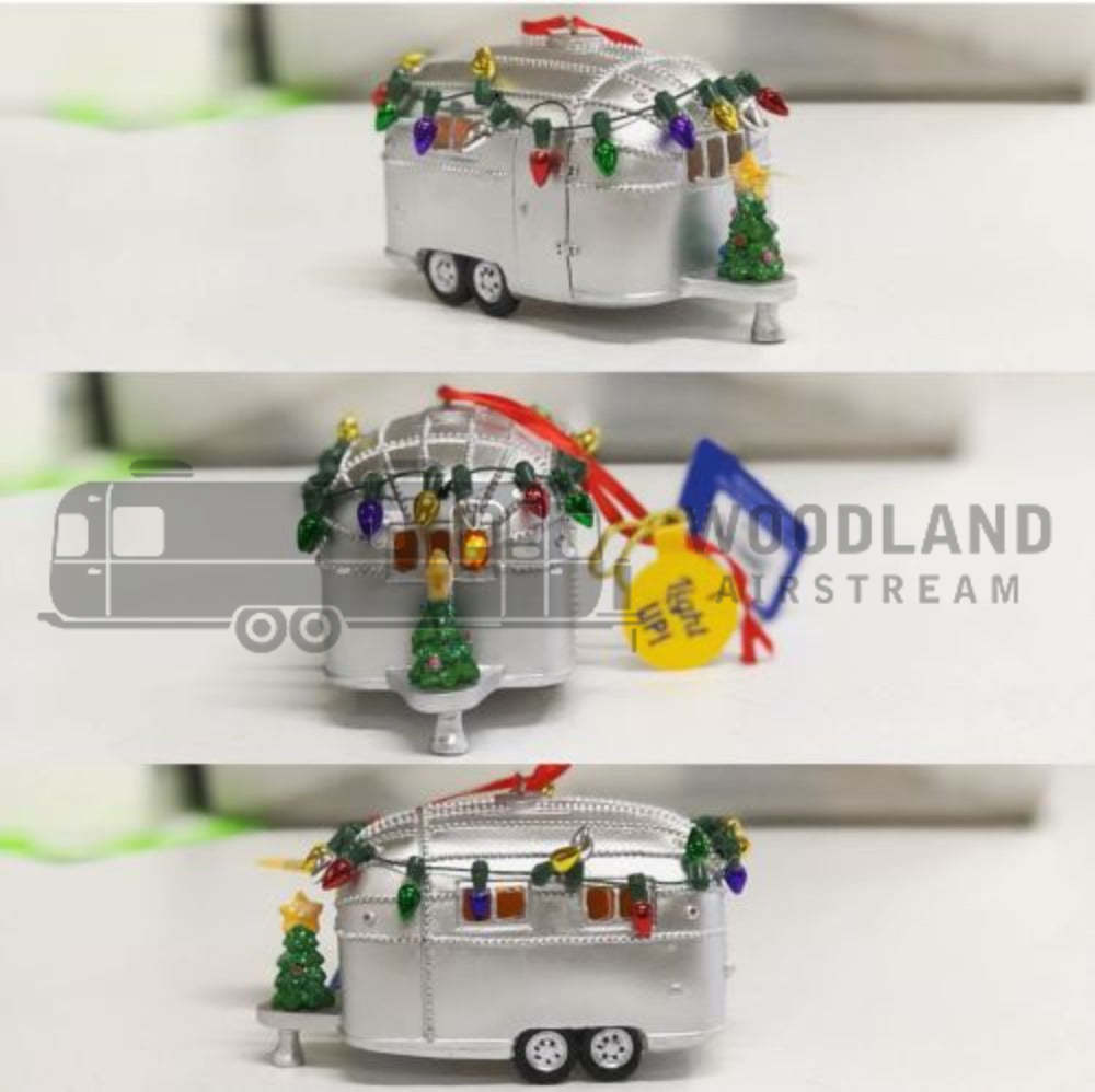 Airstream Light Up Resin Ornament