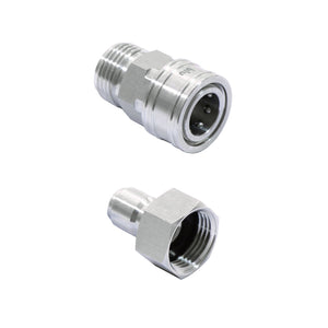 5ft Universal Stainless Steel Hose with Quick Connects