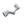 Fold Away Window Handle, White