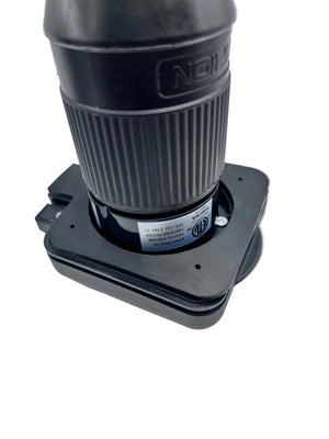 50 Amp Standard Square Inlet, Black 385702