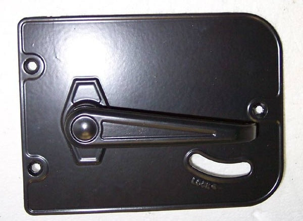 Airstream Black Inside Plate for Main Door Lock/Handle, Left Hand - 381547-07