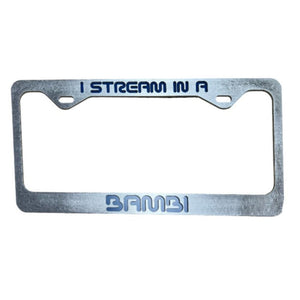 I Stream License Plate Frame