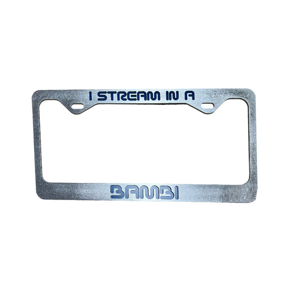 I Stream License Plate Frame