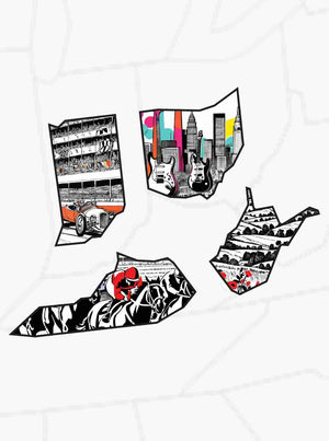 Original Adventure Map by Rivet Supply Co