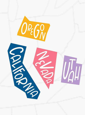 Original Adventure Map by Rivet Supply Co