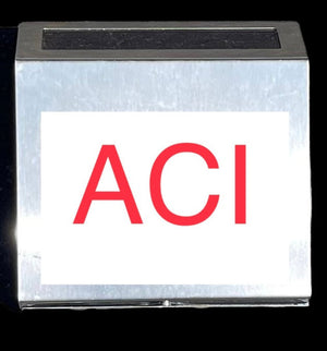 Solar Powered 4 Number BRN Light for Airstream Trailers - Compact 4 Number BRN