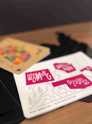 Original Adventure Map by Rivet Supply Co