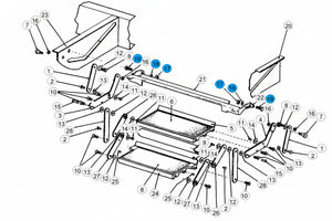 Airstream Double Step Assembly Step Release Hardware Kit
