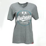 Airstream "Silver Lining" V-Neck Tee for Women - Grey
