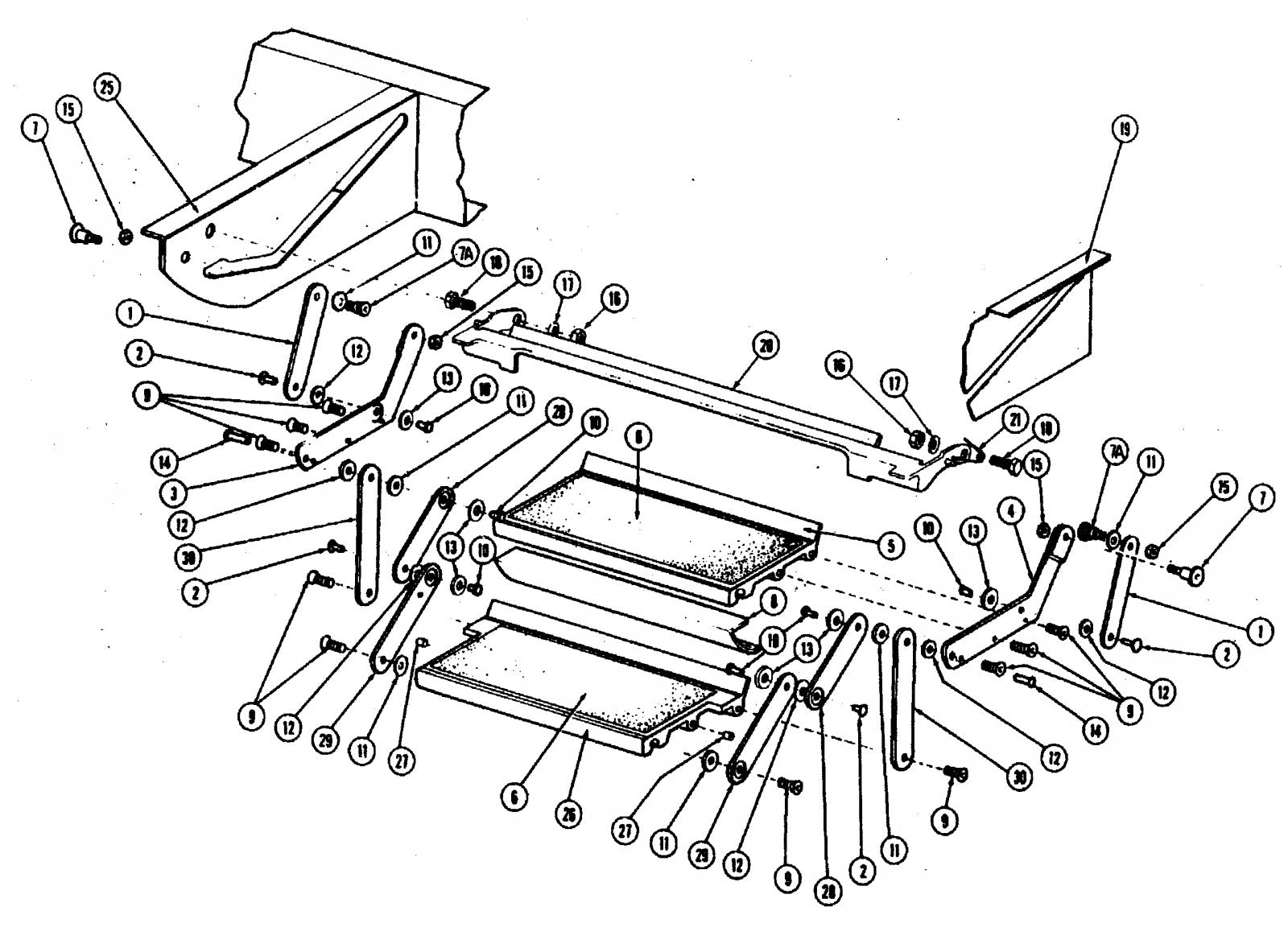 Airstream Double Step Assembly 3440006 Diagram