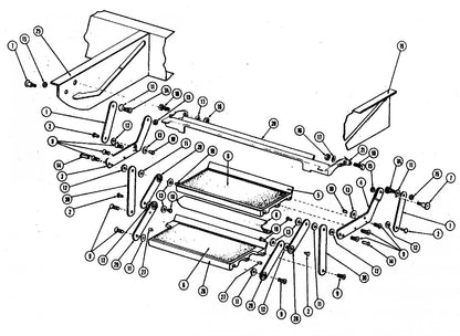 Airstream Double Step Assembly 3440006 Diagram