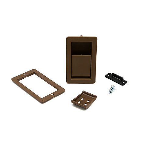 Airstream Cabinet Latch Assembly Set, Brown - 200144