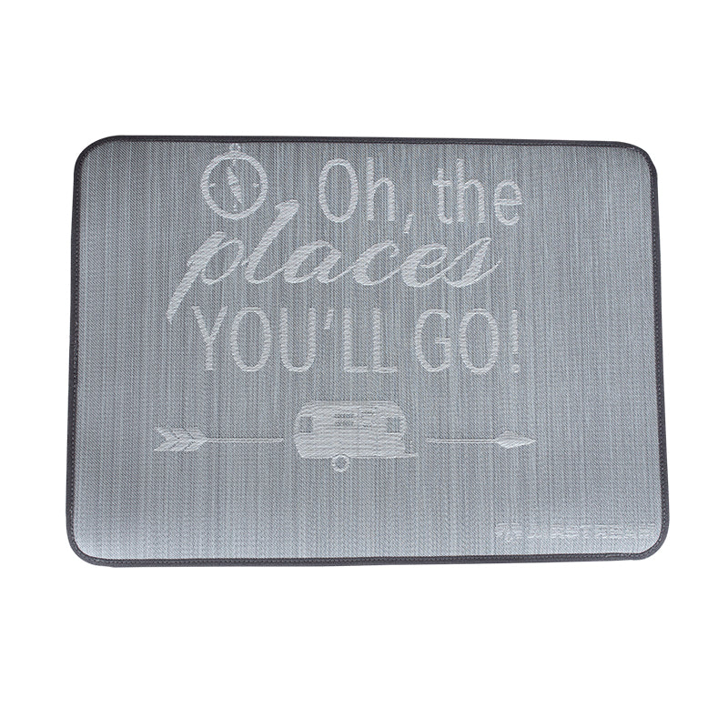 Airstream "Oh The Places You'll Go" Entrance Mat