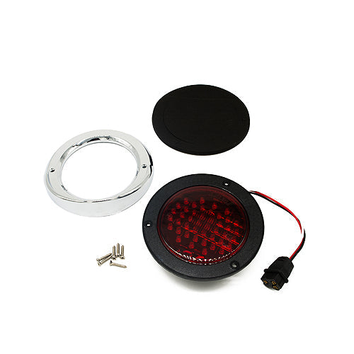 Airstream Round LED Tail Light Assembly, Curbside - 500500-CS