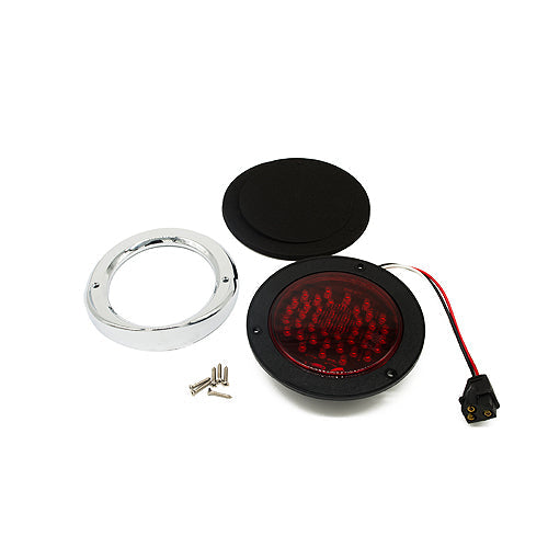 Airstream Round LED Tail Light Assembly, Roadside - 500500-RS