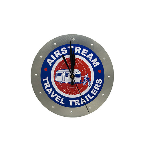 Airstream Travel Trailers Aluminum Clock