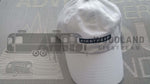 Airstream Block Logo Hat White with Navy Logo