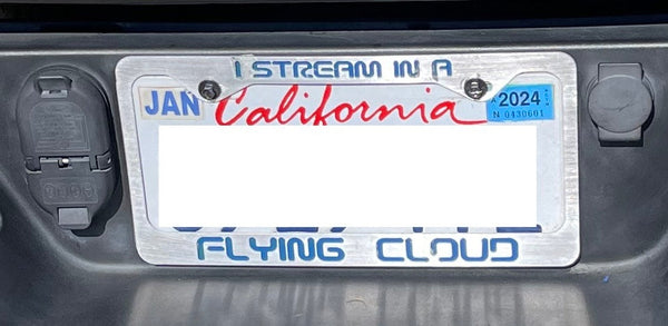 I Stream License Plate Frame