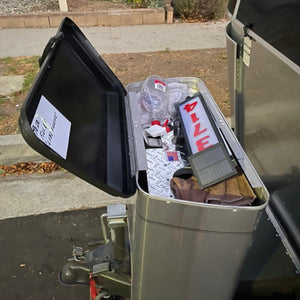 Lightweight Solar Powered 5 Number BRN Light for Airstream Trailers