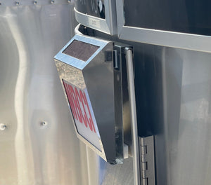 Solar Powered 4 Number BRN Light for Airstream Trailers - Compact 4 Number BRN