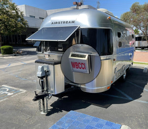 Solar Powered 4 Number BRN Light for Airstream Trailers - Compact 4 Number BRN