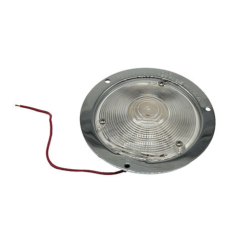 Airstream Exterior Porch Light / Flood Light / Backup Light with White Lens - 500092