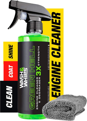 WASH&WHIPS Green Hell Engine Cleaner & Degreaser