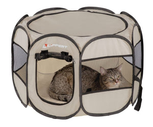 LIPPERT PORTABLE PET PLAYPEN - SMALL/MEDIUM