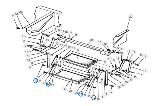 Airstream Lower Hinge Pin Kit for Double Step Assembly