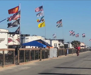 Telescoping Flagpole 16'