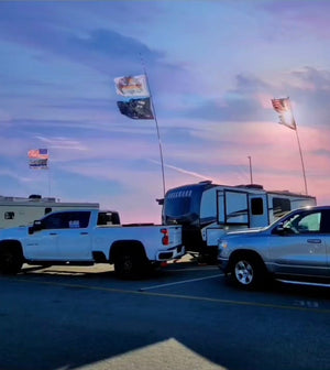 Telescoping Flagpole 22'