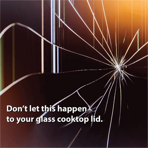 Airstream Cooktop Cover, 2021-2022 Classics, 2021 & Newer Globetrotters, Glass Lid, Stove Top