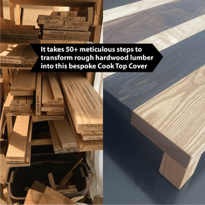 Airstream Trade Wind & Pottery Barn Cooktop Cover, Stove Top, Protects Glass Lid