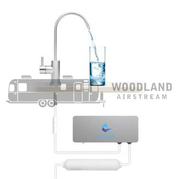 Acuva- ArrowMax 1.0 UV-LED Water Purifier, Under Sink Water Filter System with Smart Faucet, Universal Power Supply