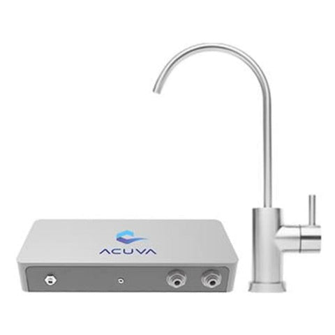 Acuva- ArrowMax 1.0 UV-LED Water Purifier, Under Sink Water Filter System with Smart Faucet, Universal Power Supply