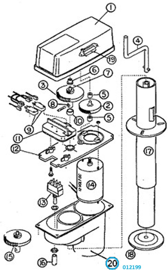 Airstream Super Jack Motor Housing - 012199