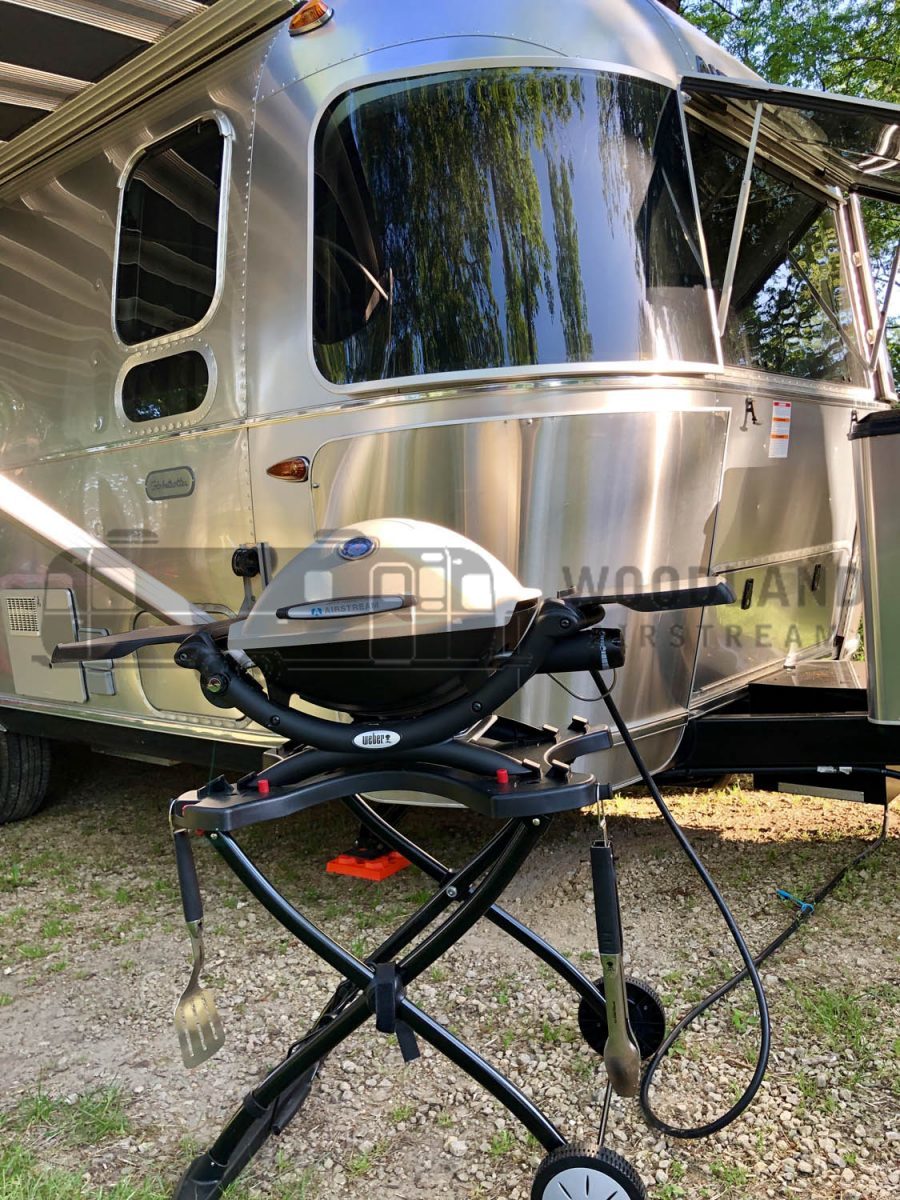 Airstream Grill Cart by Weber for Airstream Weber® Q®1200 Gas Grill - 050119W-03